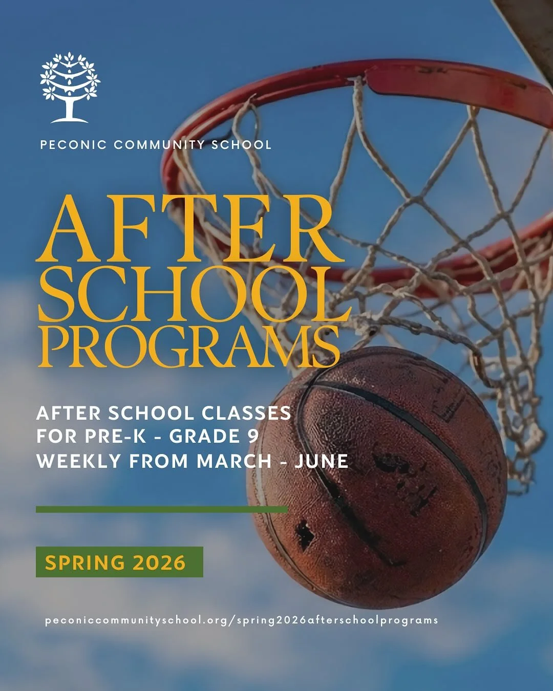 After-school just got a whole lot more interesting.! 🌱

We&rsquo;re kicking off spring with a brand-new lineup of after-school programs &mdash; open to all kids in the community, not just PCS students! Here&rsquo;s what&rsquo;s in store for ages 1 t