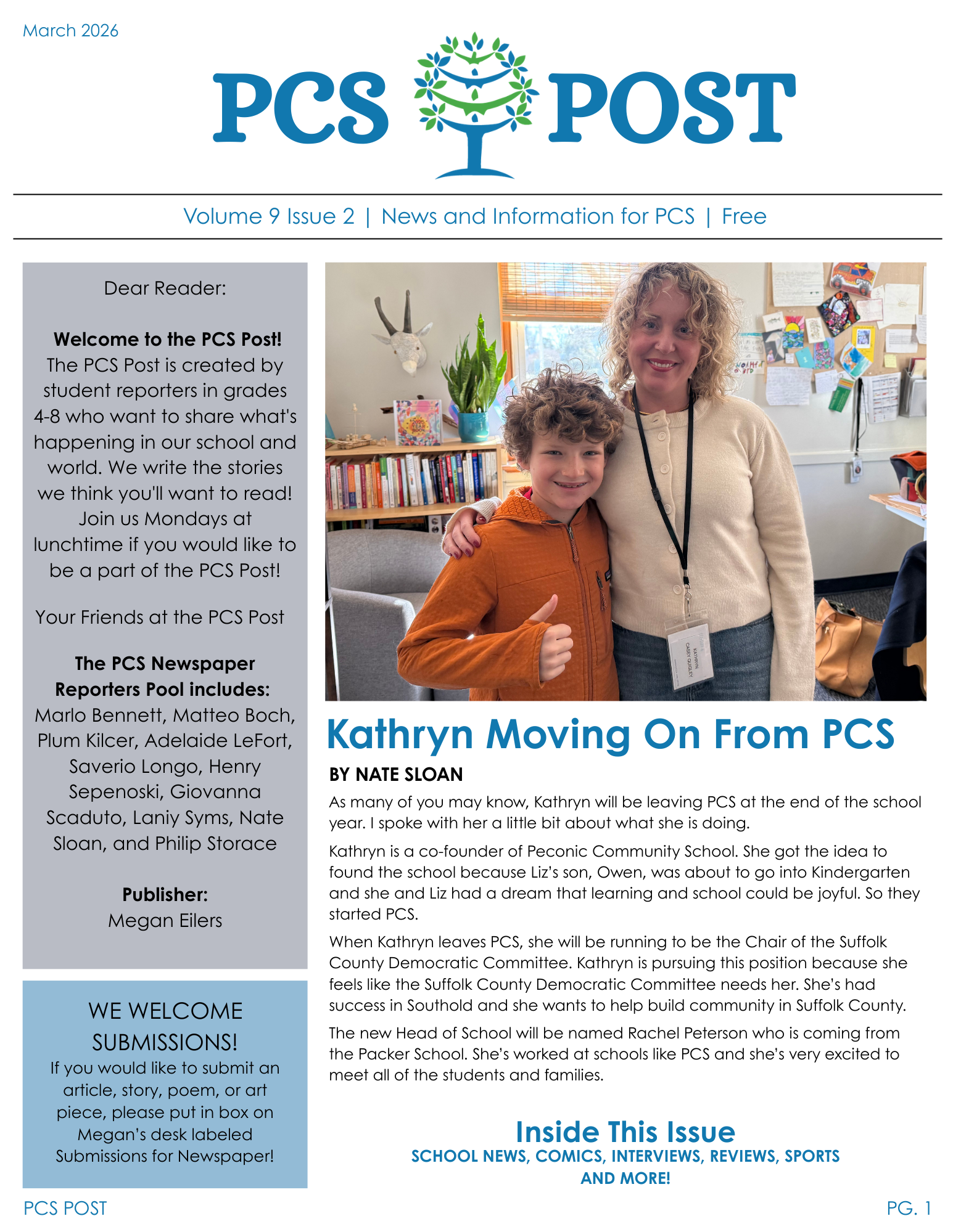 The PCS Post: March 2026