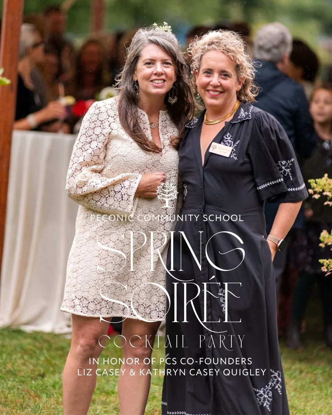 🌸 Honoring the sisters who started it all! Fourteen years ago, Liz Casey and Kathryn Casey Quigley opened the doors of Peconic Community School with nine students, one teacher, and an unshakeable belief that education can change the world. The schoo