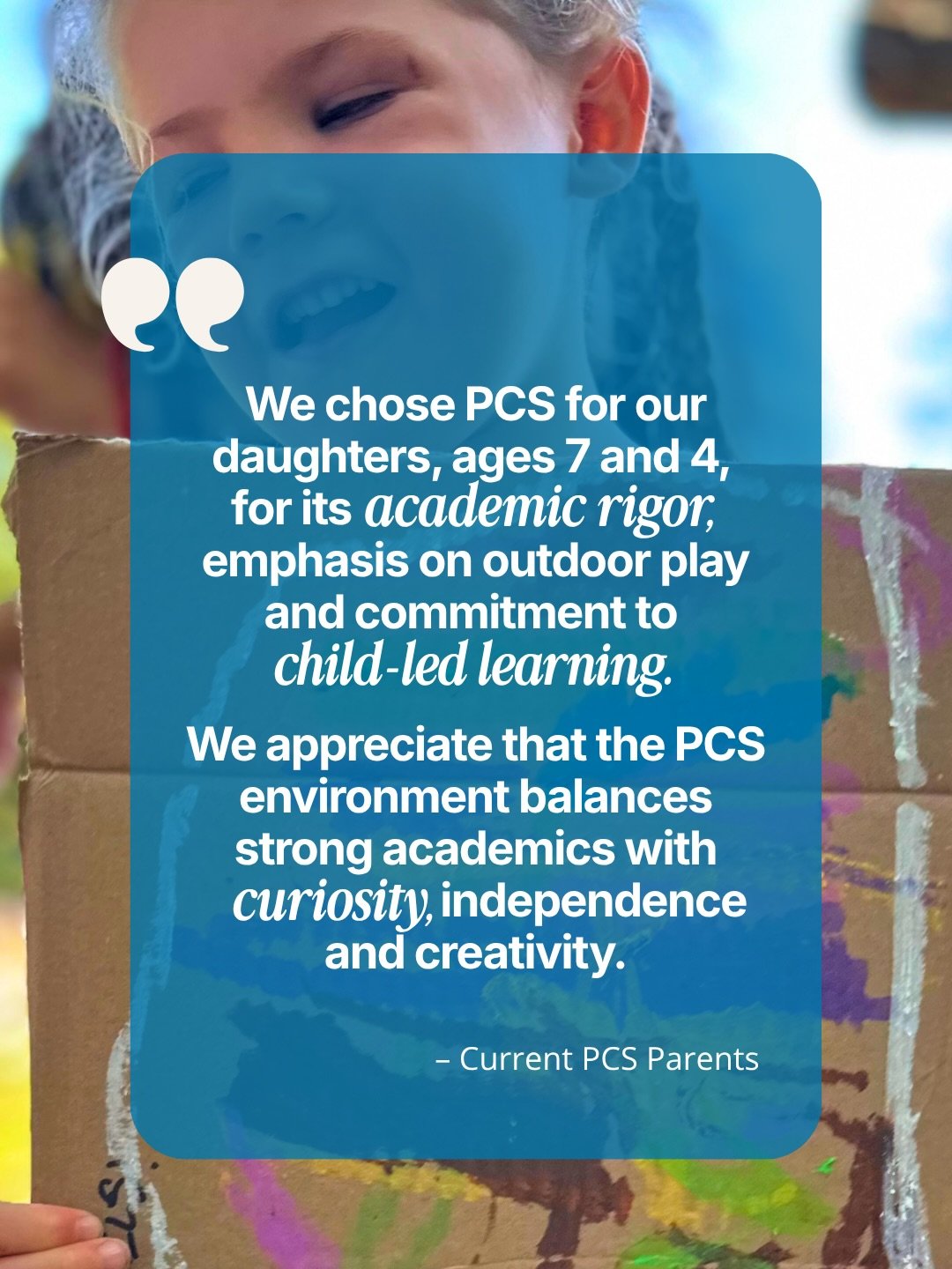 You don&rsquo;t have to choose between academics and child-led learning. At PCS, students spend each trimester taking on projects that challenge them to ask big questions, seek out their own answers, head out into the field for research and integrate