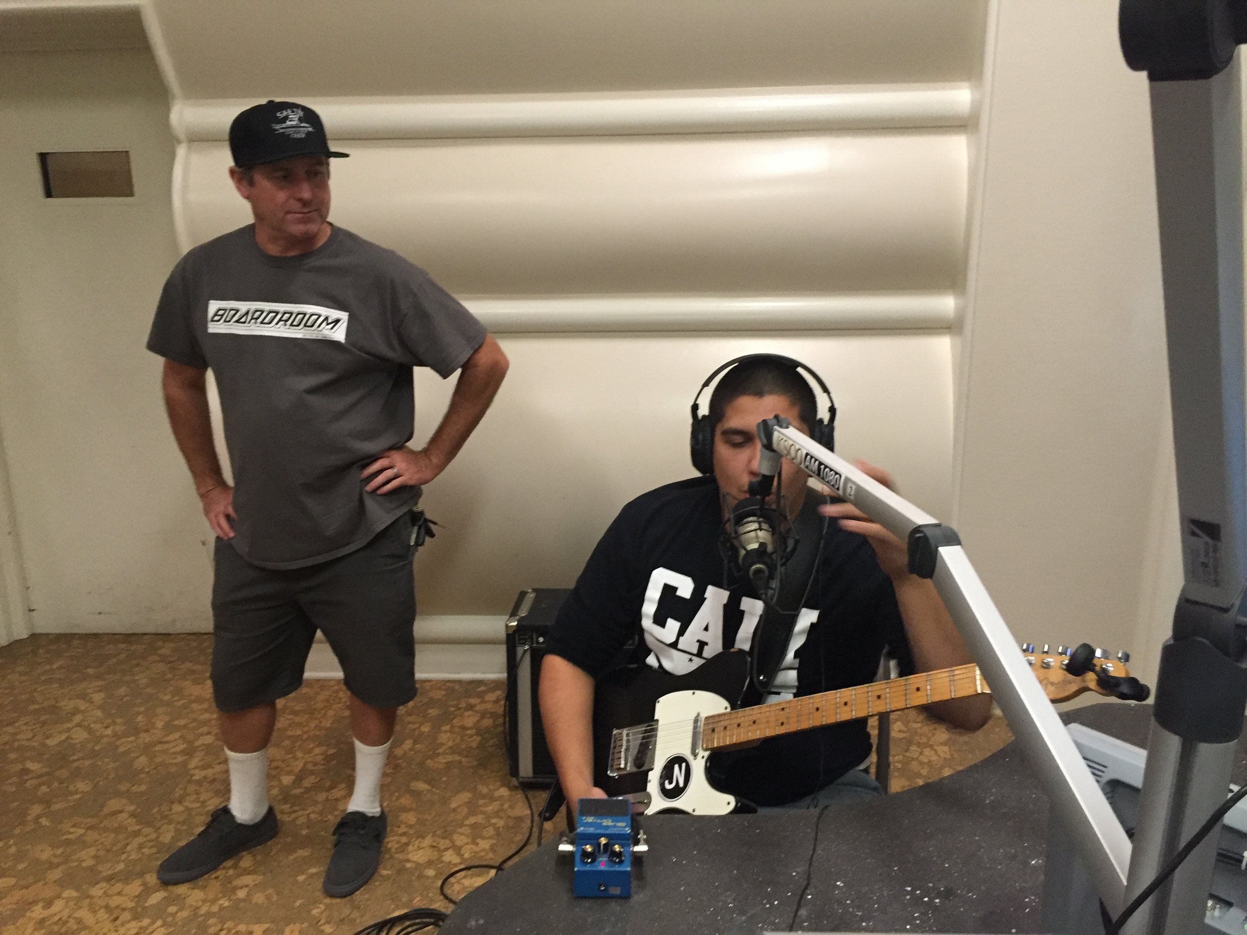 Jake and the boys return to the radio show, tune in to hear one of the great guitarists who will rock the roof off KSCO with his band Triple Threat