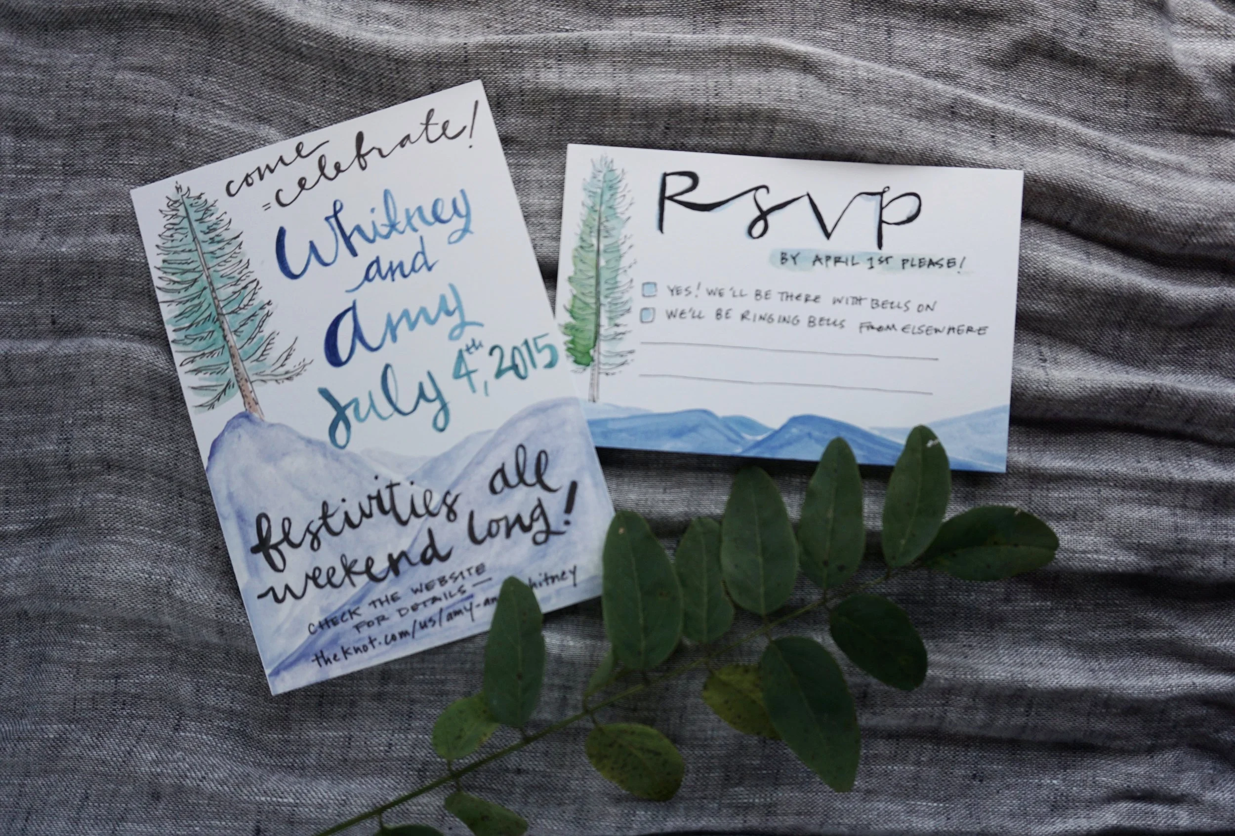 Whitney and Amy's Oregon Mountain Wedding