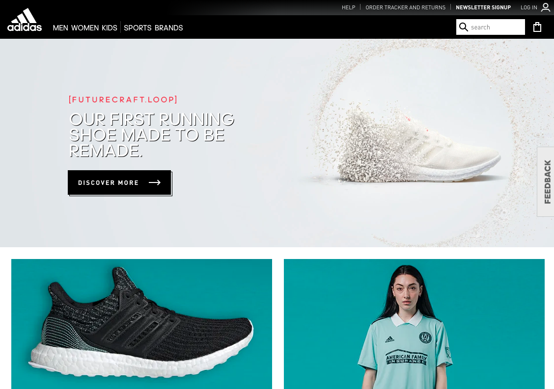 Athletic Shoe Websites — Studio of 