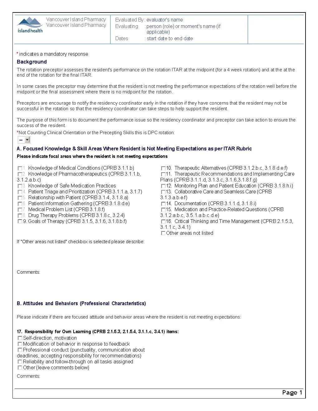 Residency Coordinator Notification By Preceptor - Not Meeting Expectations 2026 v2_Page_1.jpg
