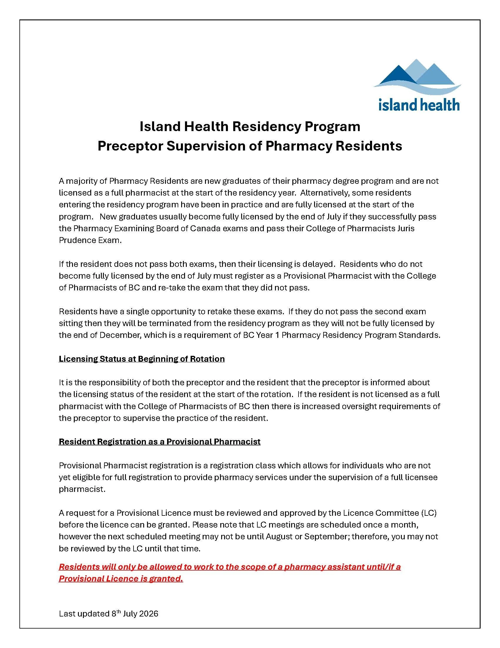 Preceptor Supervision of Pharmacy Residents Policy 2026_Page_1.jpg