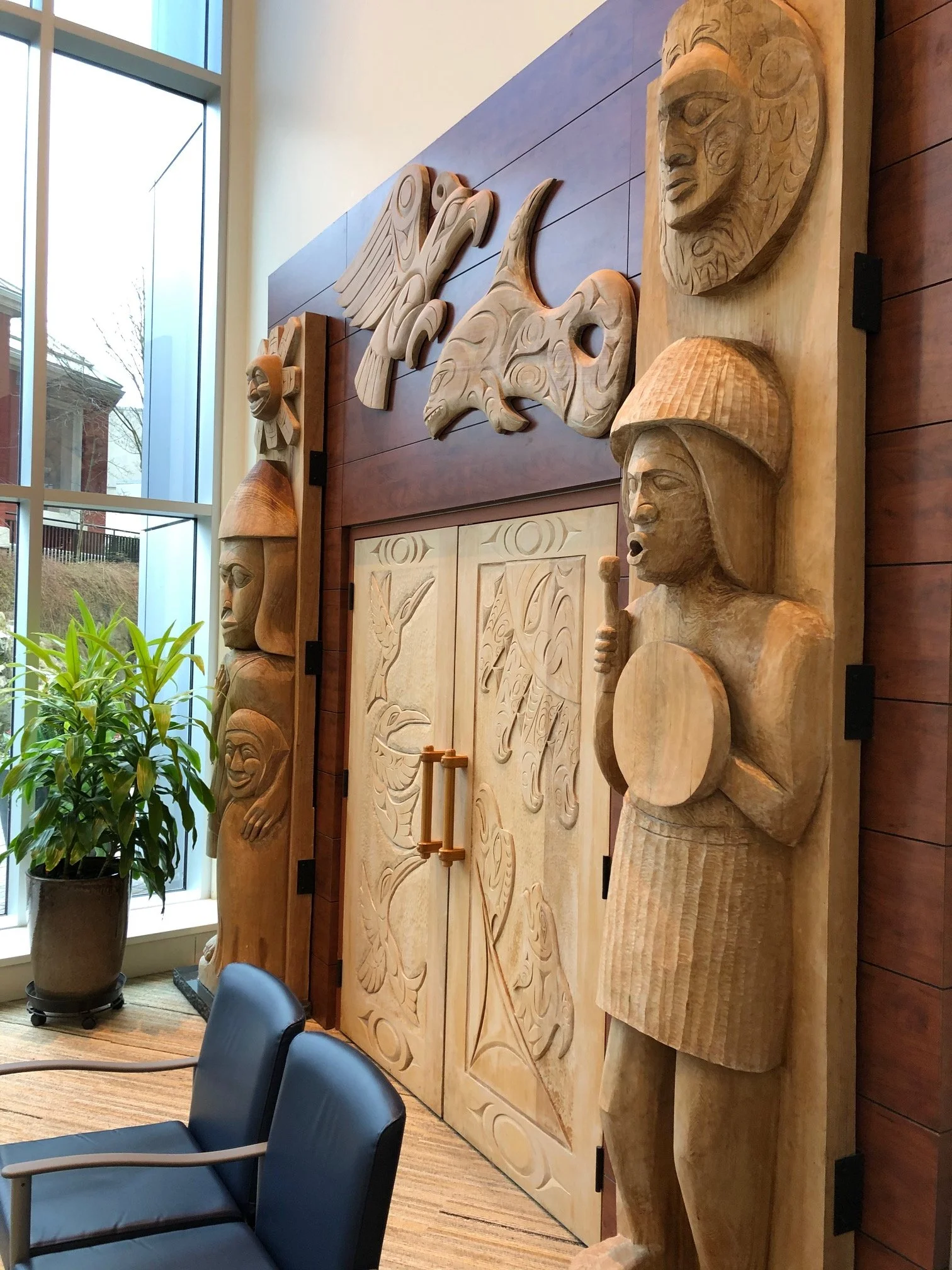 Native Carvings Side View Lobby PCC #3.jpg