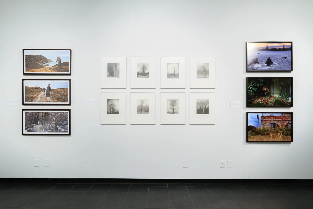Left to right, works from Anna Colliton and Imara Moore and Yannick Bindert