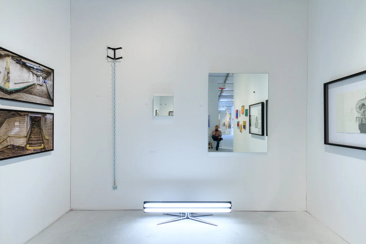 Left to right, works from Randhy Rodriguez (me,) Bradford Kessler and Jocelyne Gilead