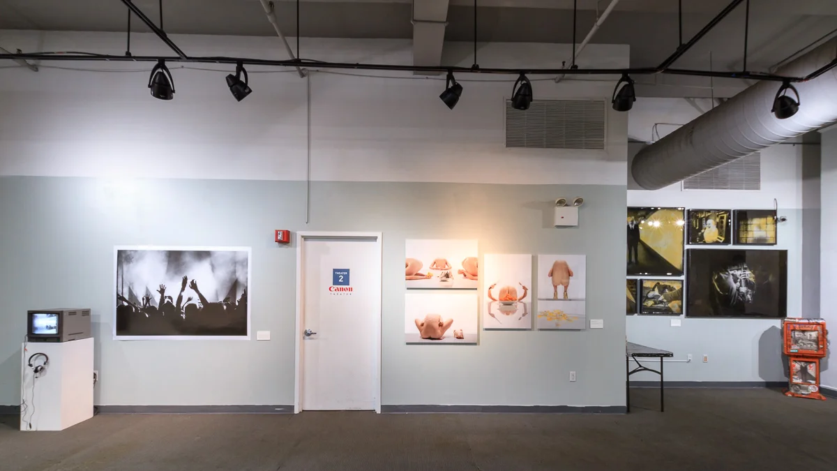 Left to right, works from Vicente Muñoz , Masha Ermak and Clay Patrick McBride