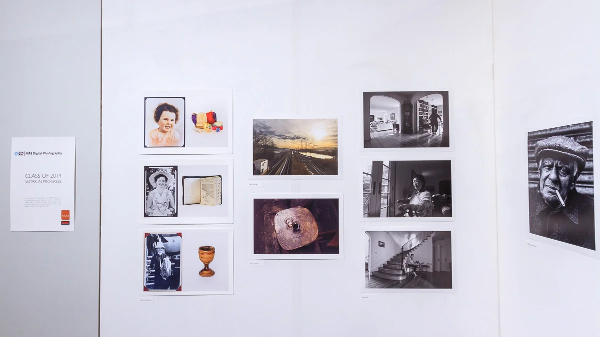 Left to right, works from Sharron Diedrichs, Lacy Kiernan, Bilo Hussein , Kevin Wo and Meg Laubscher