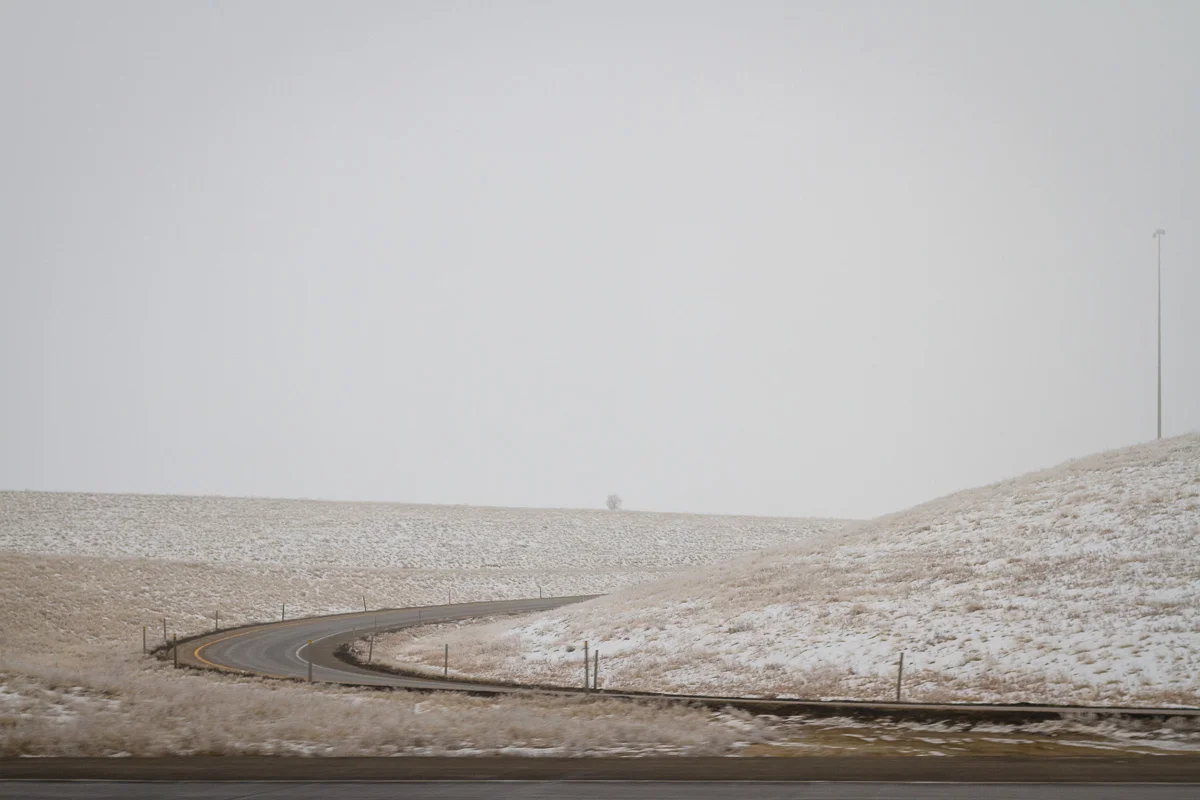 Photograph taken from a moving car on my way to Denver International Airport.