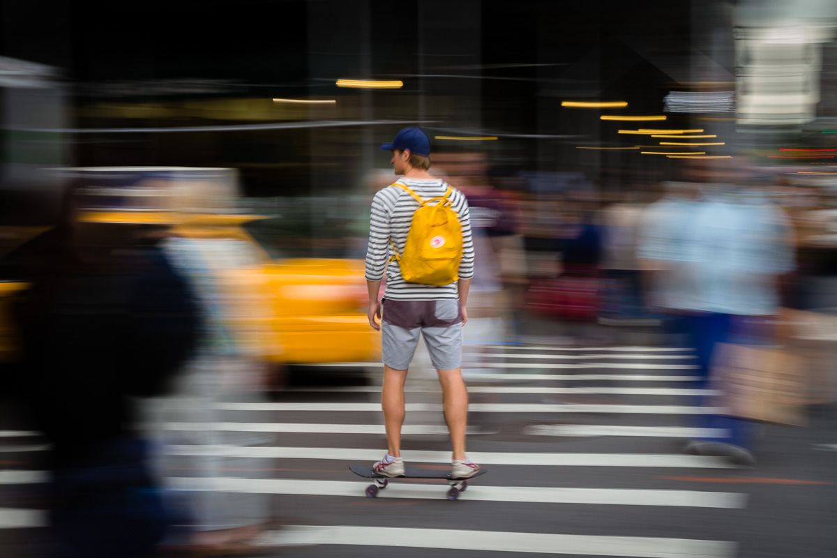 Skateboarder in Motion by Randhy Rodriguez