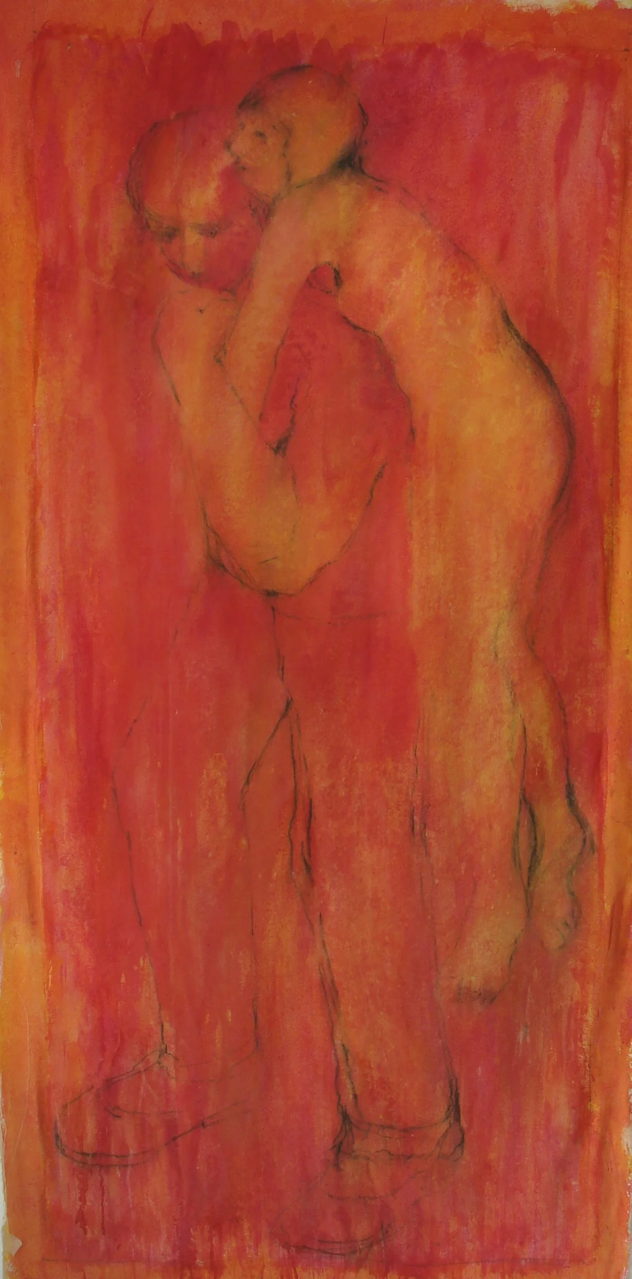 Wanderer with Guide No.2 2010. 140 x 110cm