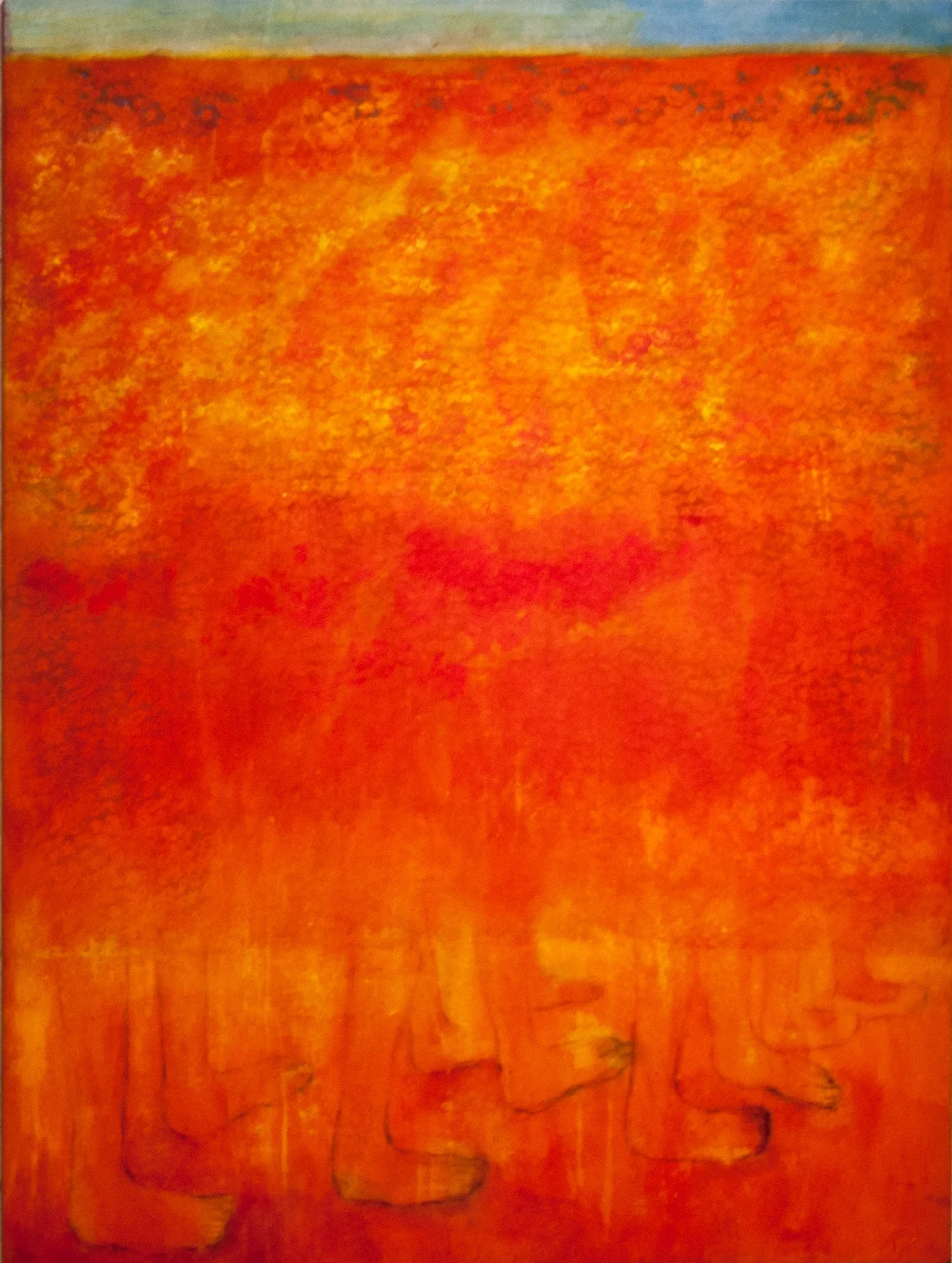 Covered. 2012 Acrylic on calico 160 x 120cm