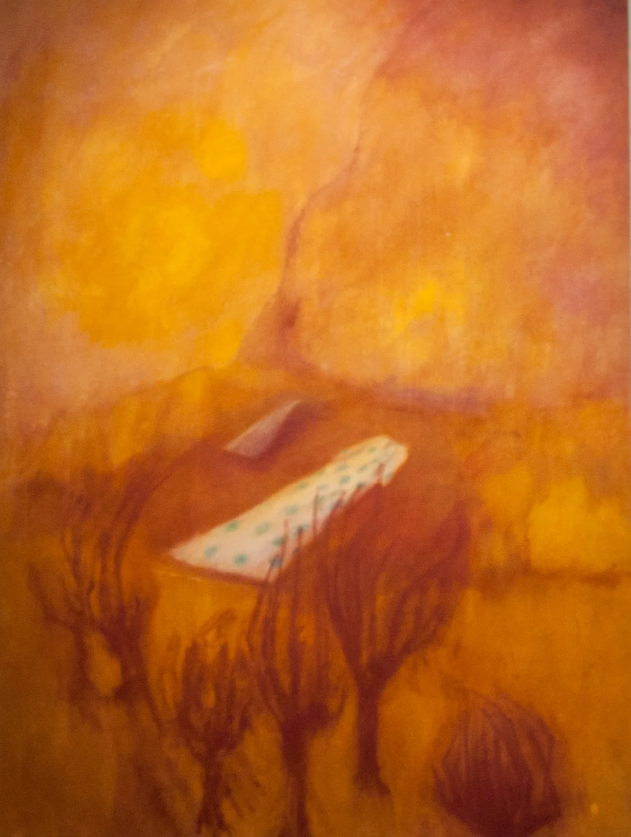 Left 1. 2012 Acrylic on calico 160 x 120cm