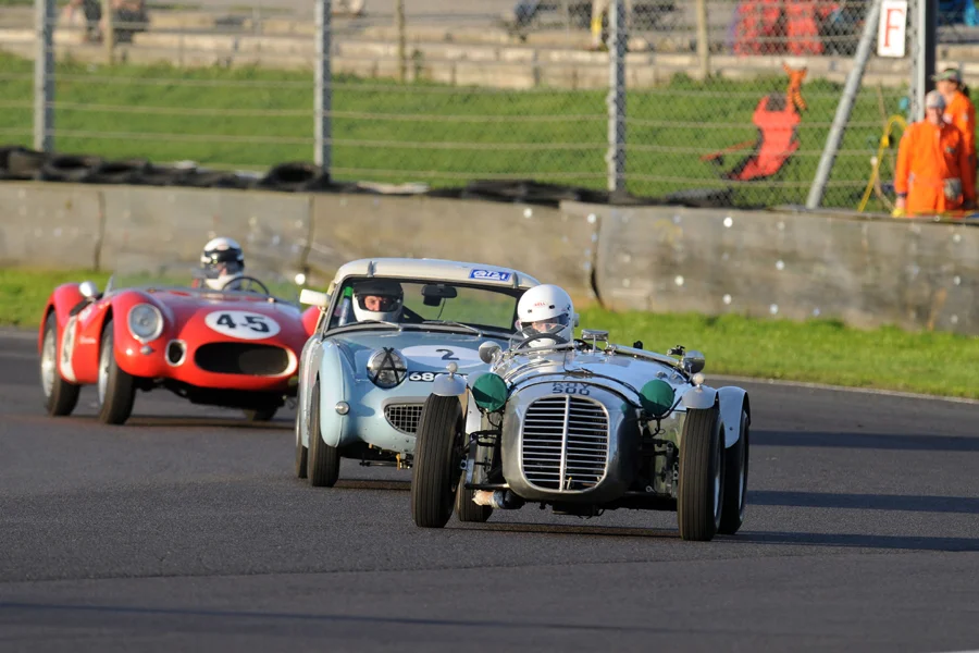 Mason, Tewson and Bailey in line astern - well almost - certainly in the order they qualified! 
