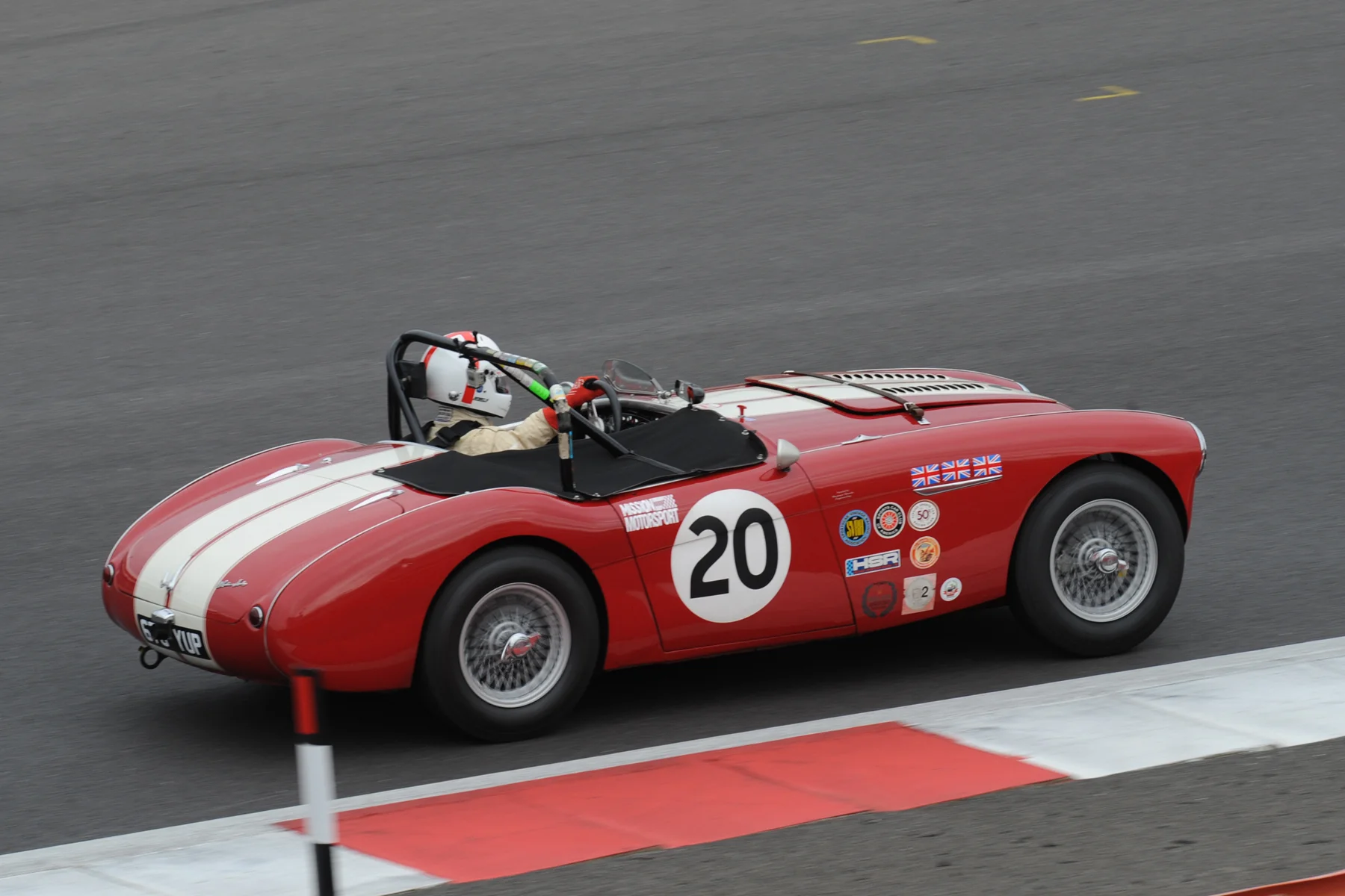 It's in the genes. Jonathan Abecassis salutes his Grandfather in the best way possible - on the track. Photo - Jeff Bloxham 