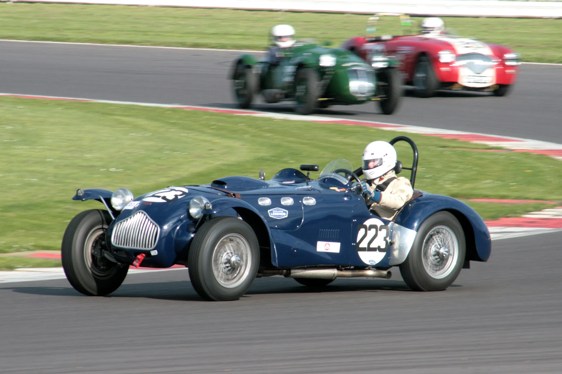 Till Bechtolsheimer flew in from the States and drove his Allard J2 beautifully to finish 3rd overall and first in class.Photo - John Turner