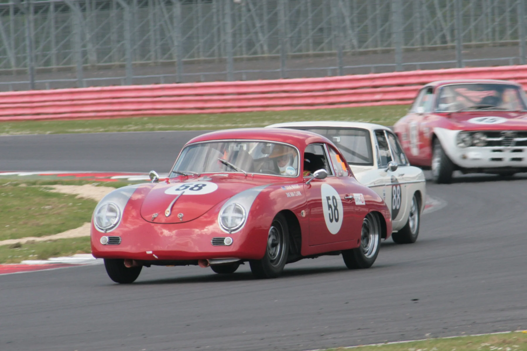 FISCAR First Timer - Steve wright in the lovely little Porsche 356A, sharing with Ian Clark. 
