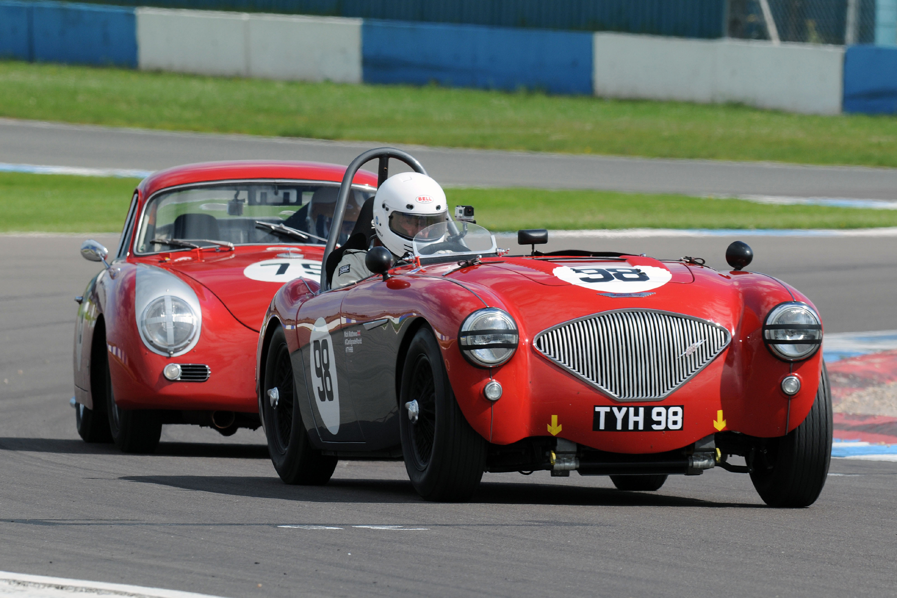 Nick Matthews powered his Austin Healey to 3rd by stealth! Photo - Steve Jones
