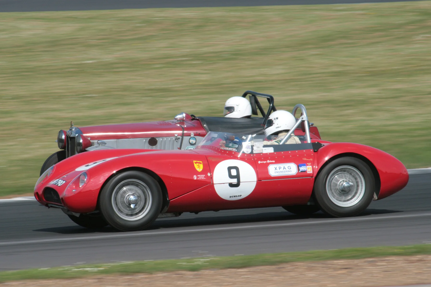 George Edney also failed to finish in the pretty MG Lester Sports - Photo - John Turner