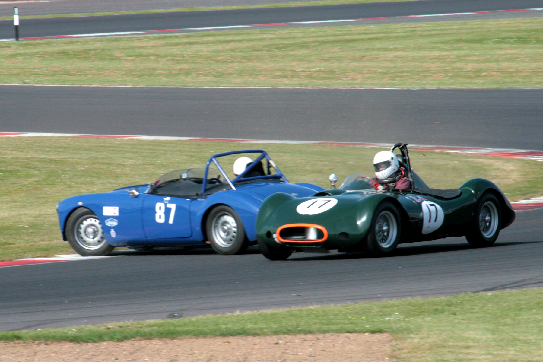 This and above - Mark Ellis has his 'Ooops' moment. Photo - John Turner