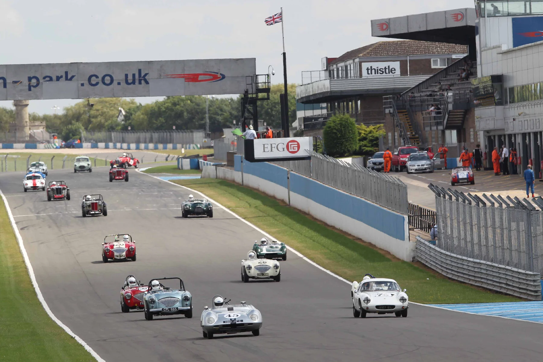 Grid emerges in correct order! - Photo - Mick Walker