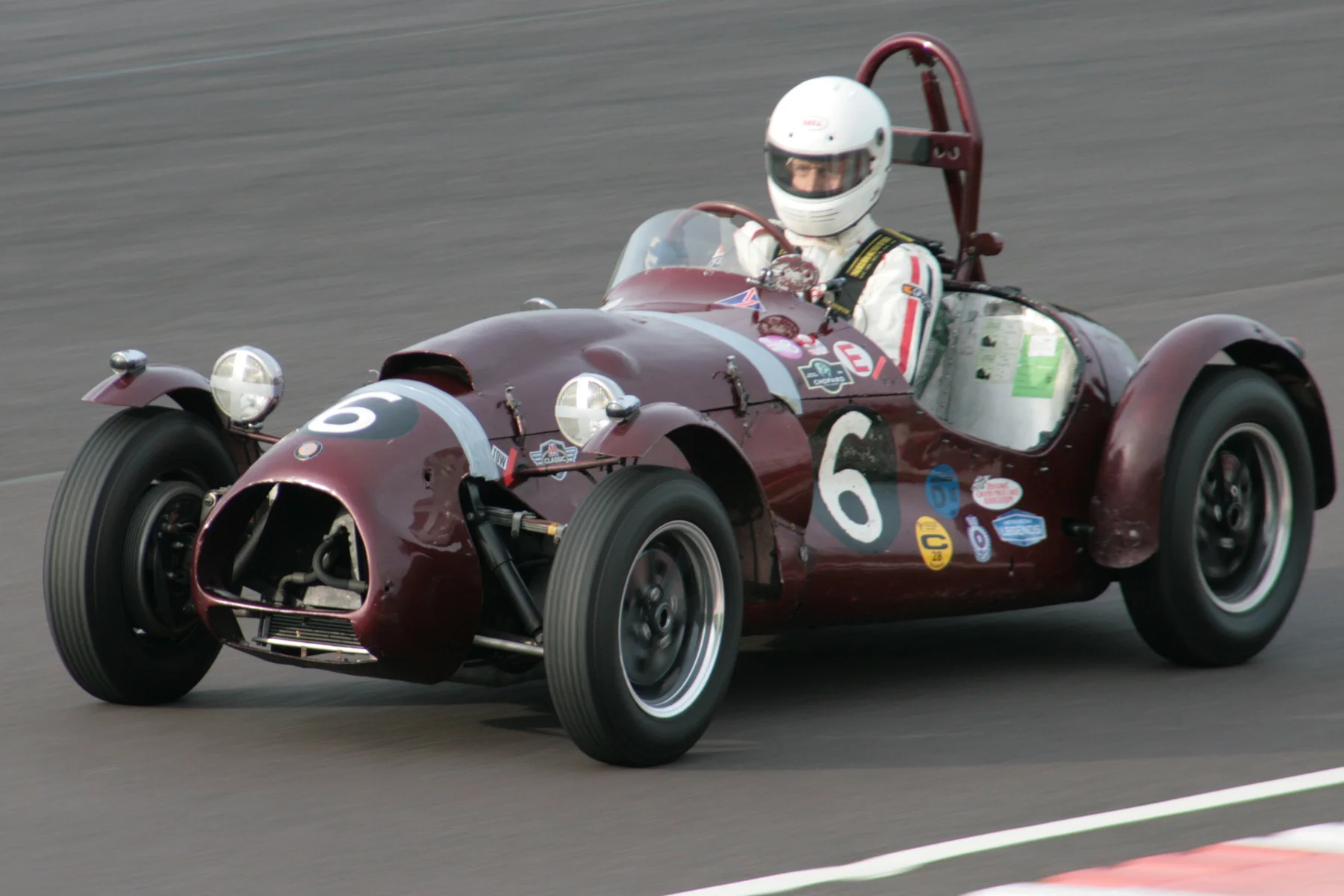 In a tribute to Tony Crook, who died earlier this year, John Ure drove this Cooper Bristol T24/25, a specially invited car, and one Crook himself had owned and driven, to 3rd overall and posted fastest race lap. Photo - John Turner
