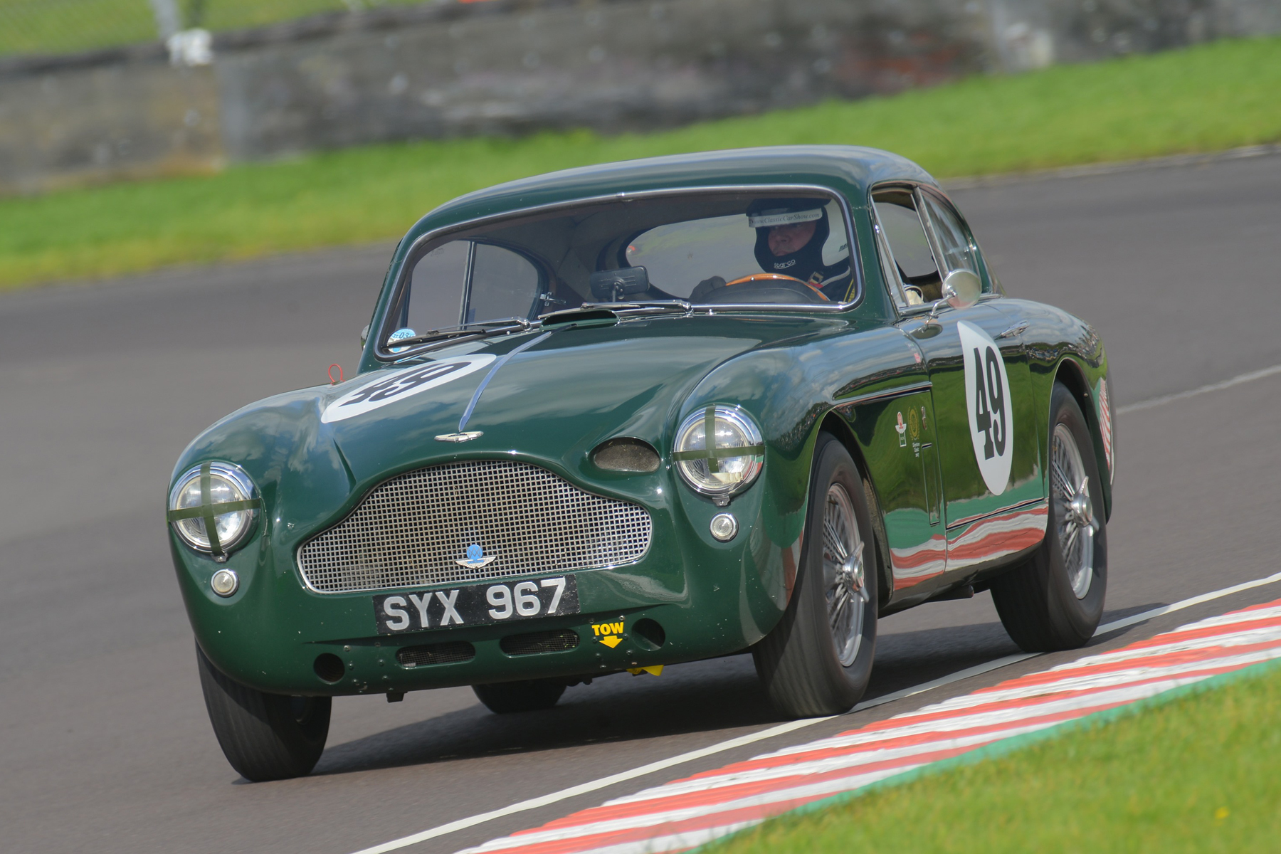Chris Woodgate in the car that Jon Gross campaigned for so many years Photo - Ollie Read