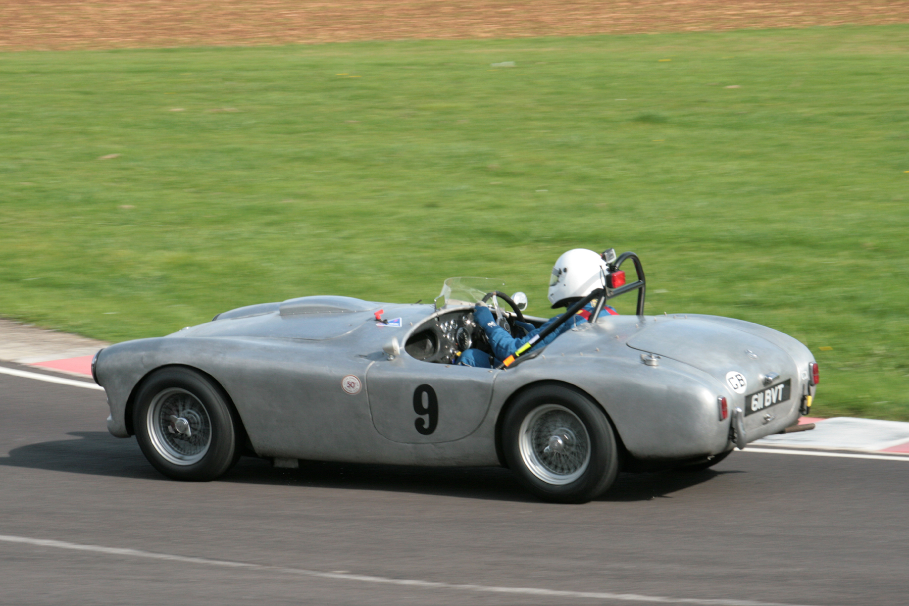 Ted Shepherd - AC Ace Bristol. His was generally a lonely race to 7th but he professed pleasure at being part of such a lovely grid Photo - John Turner