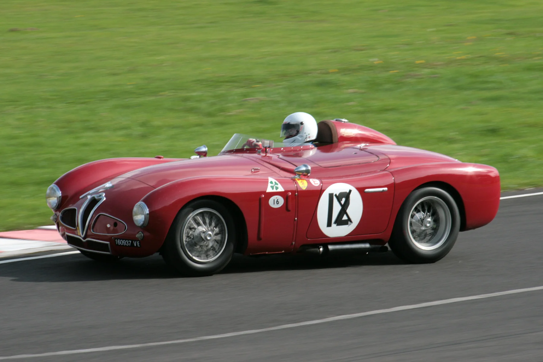 Chris Mann's Alfa Romeo Disco Volante finished 15th and vows that the car will be quicker next year with adjustment to anti rollbar and/or suspension and new tyres and brakes. I can't wait! - Photo - John Turner