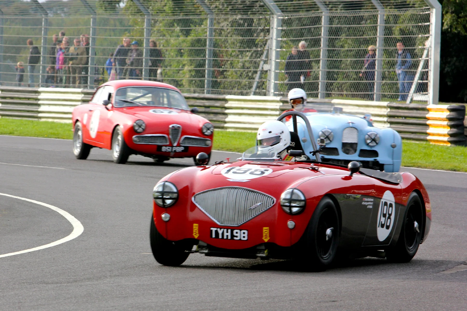 Great Drive from the back to 11th by Nick Matthews in his Austin Healey Photo - Pat Arculus 