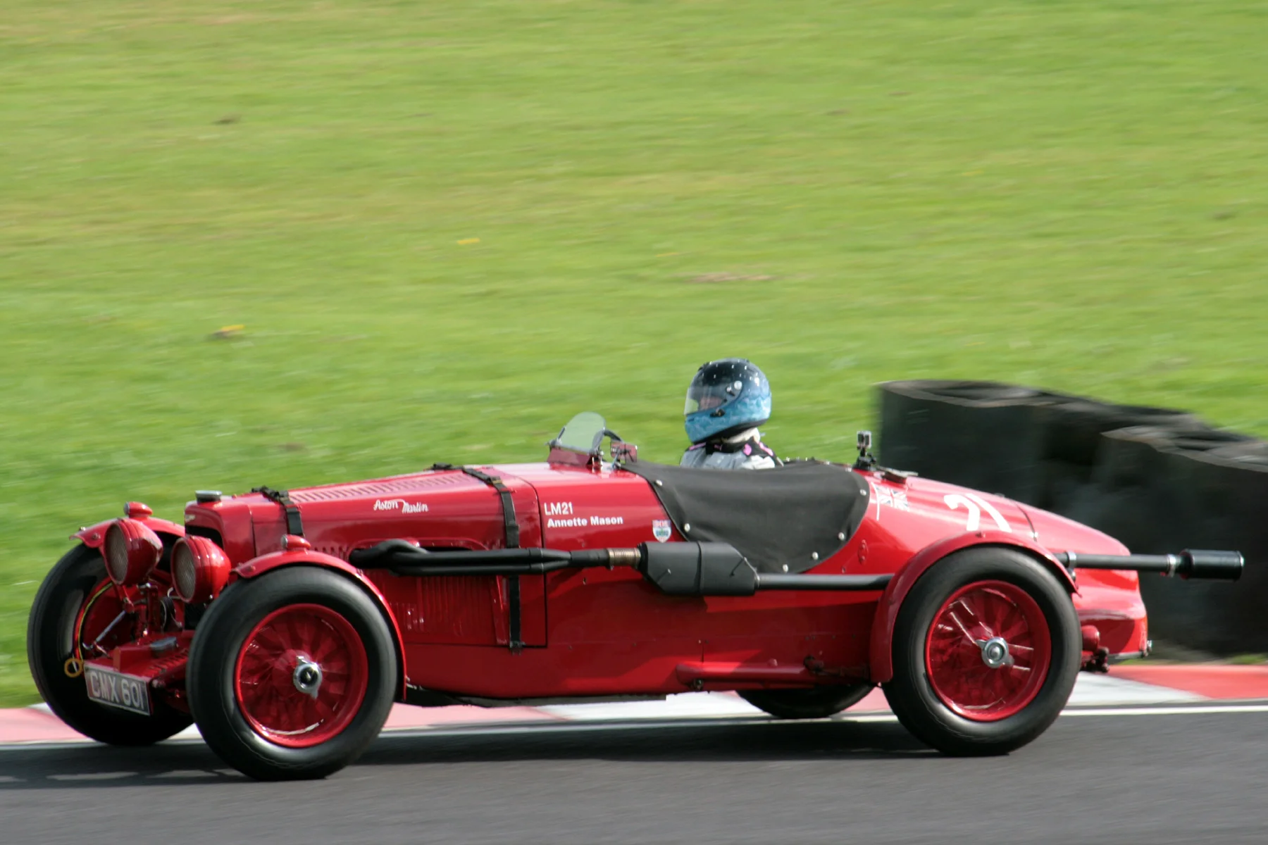 Annette Mason (Aston Martin Ulster LM21) Photo - John Turner
