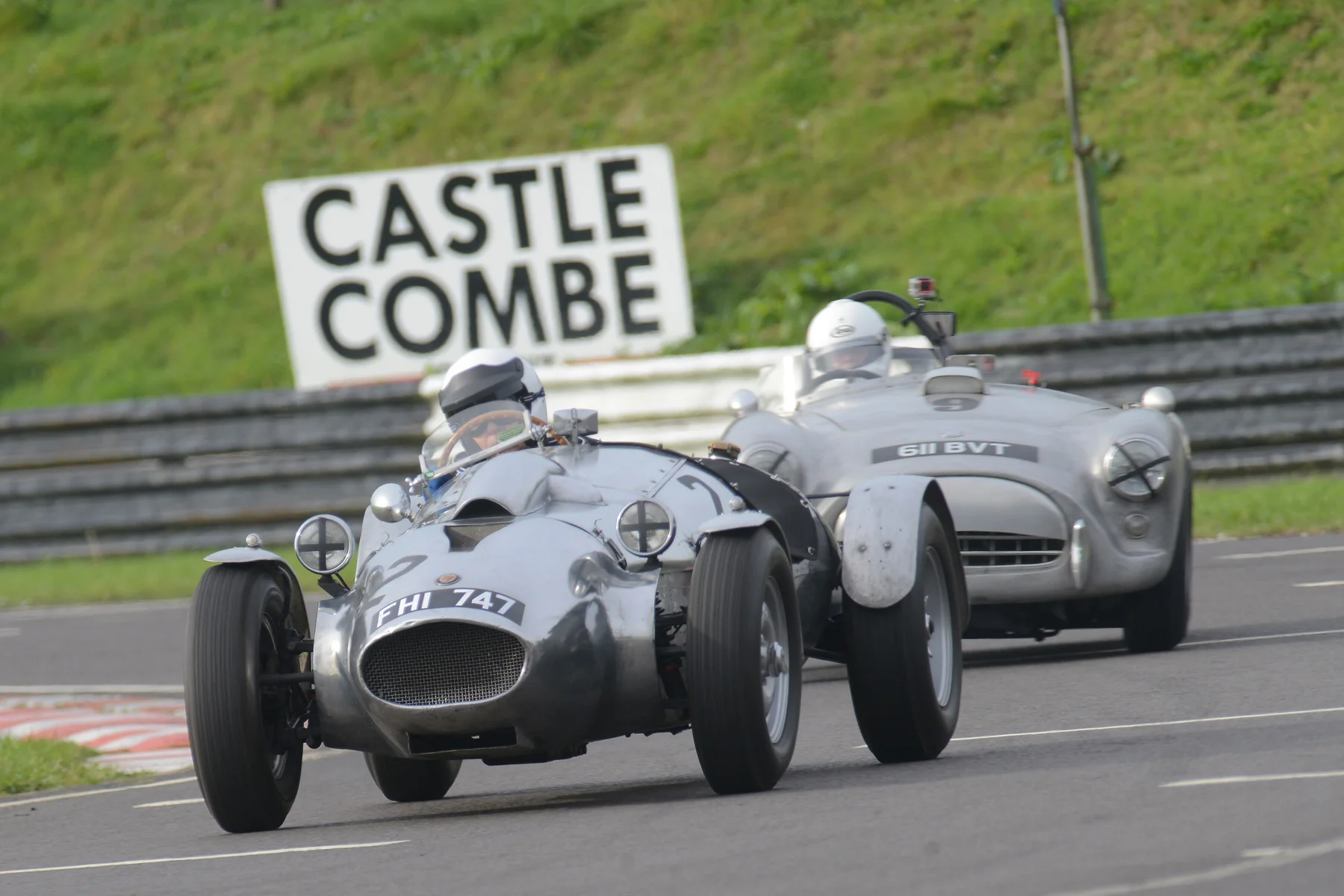Peter Campbell in his Wingfield Bristol Special, which he shared with Andrew Mitchell to finish 24th, However, I have noted that the car pitted twice - I know not why at this stage but obviously a much higher placing was achievable. Photo - Ollie Read