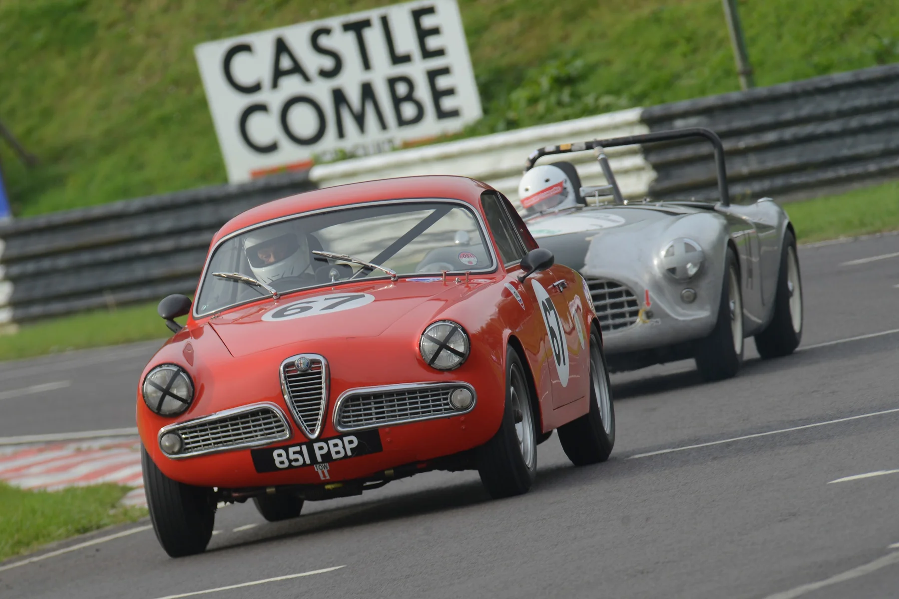 The Alfa Romeo Guilia sprint of Graham Oakins (26th) Photo - Ollie Read 