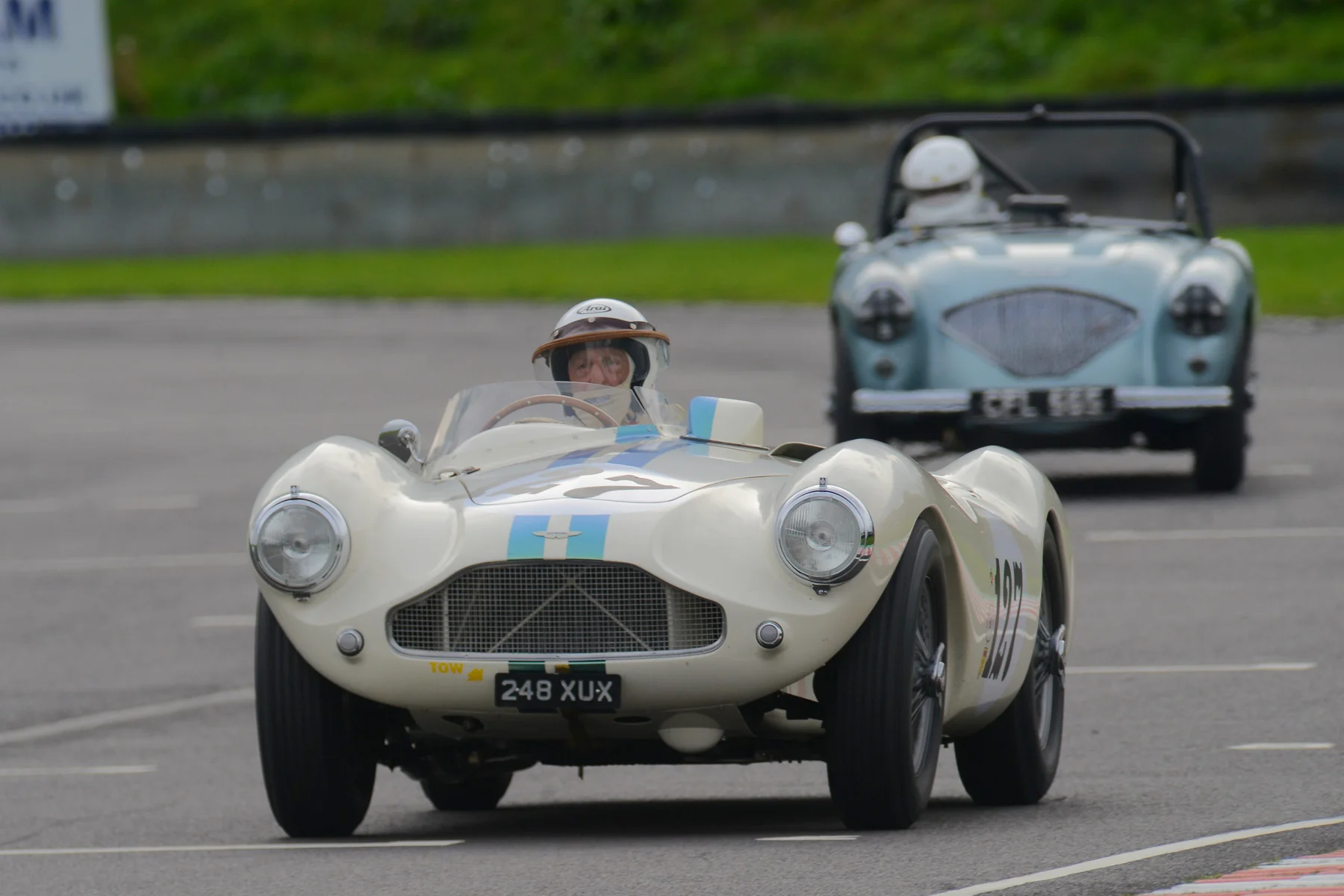 David Bennett, one of our staunchest supporters in his ASton Martin DB3S (25th) Photo - Ollie Read