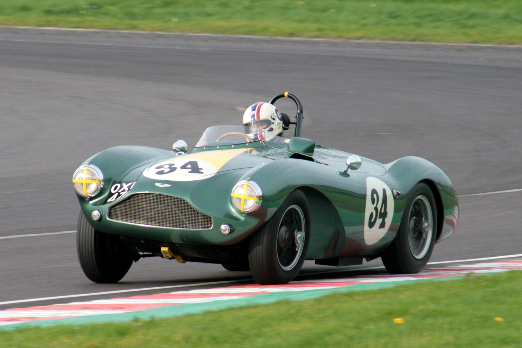 You can never have enough photos of the Aston Martin DB3S. This is Steve Boultbee-Brooks on his way to 5th. Photo - John Turner