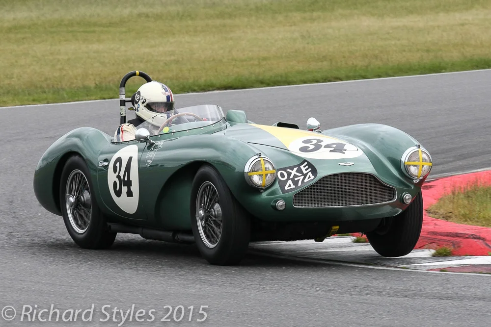 Poleman, Steve Boultbee brooks in his aston Martin DB3S 