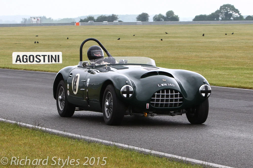 This Maurice Gomm body is an incredibly rare survivor of Gomm's work, having been built in 1955. That owner, Charkes Fripp has placed it on an Jaguar XK 140 chassis and running gear from the same year is an eminently sensible way of letting us see it in historic racing today. . 