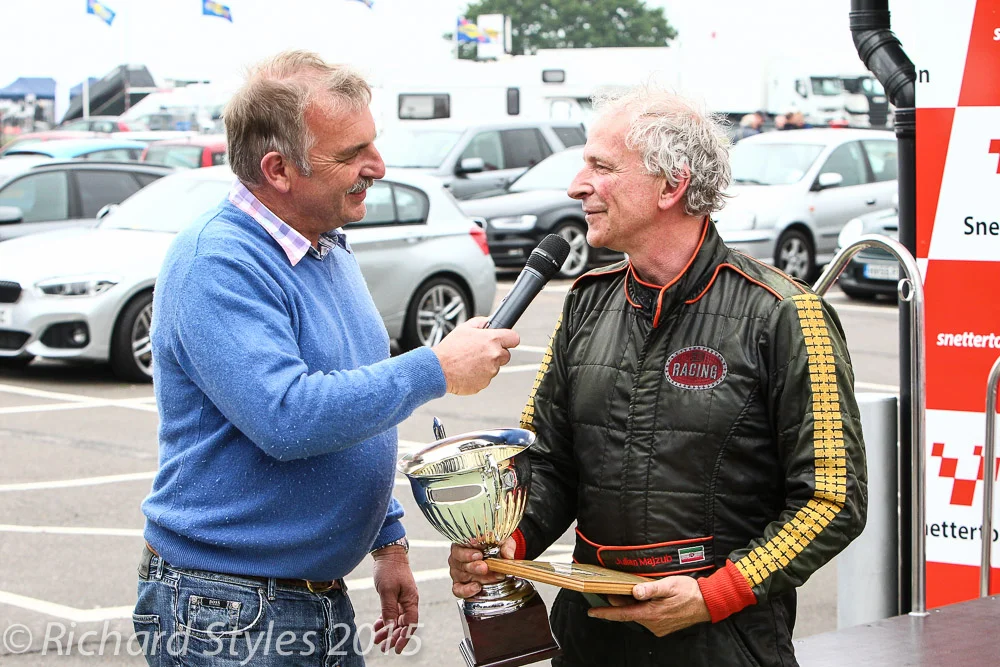 Marcus Pye interviews the winner 