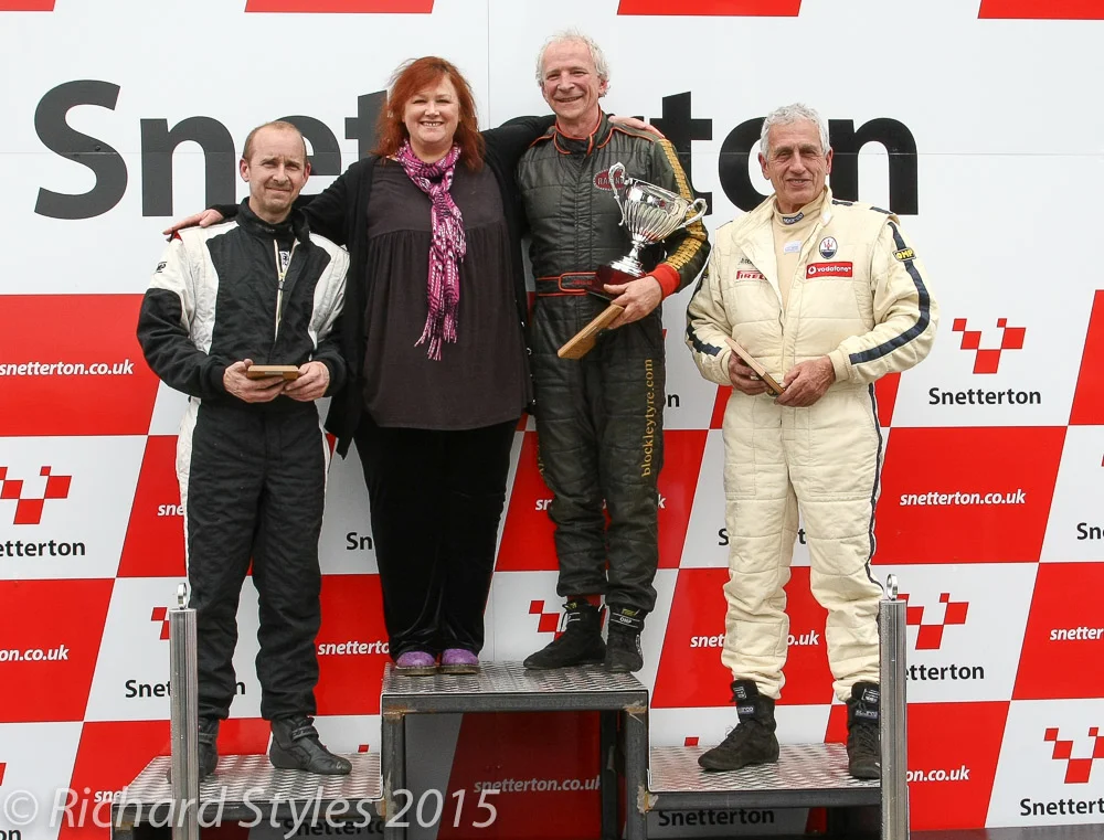 A historic moment. Brian Lister's daughter, Nicky, joins our top 3 on the podium.
