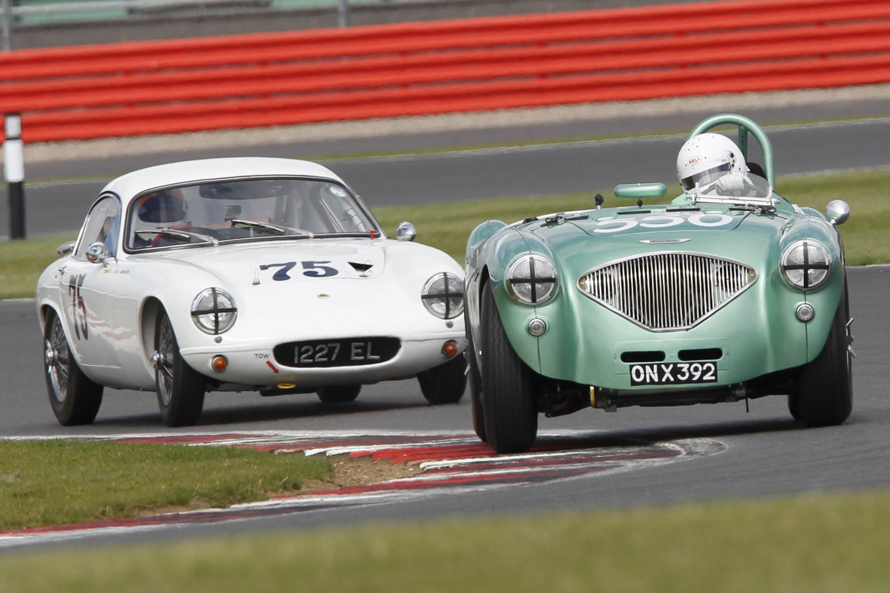 ................... But he had to fight off a strong challenge from Robin Ellis Photo - Mick Walker