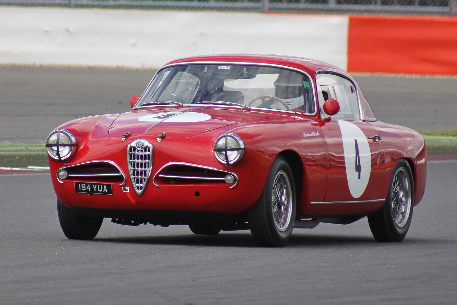 The glorious Alfa Romeo 1900CSS driven by Matthew Holme Photo - Bob Bull, Tripos media