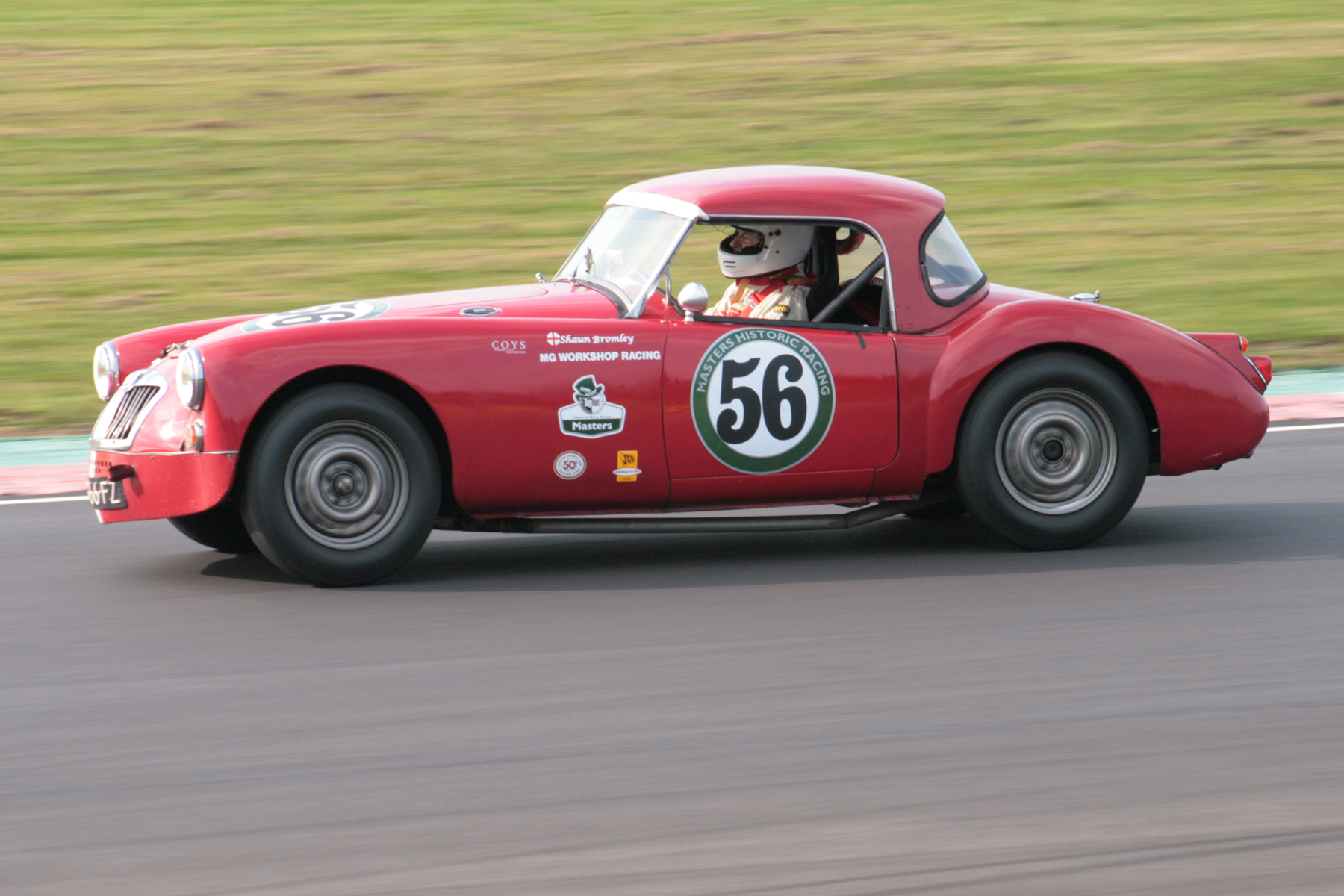 MGA team captain, Shaun Bromley hustles his MGA through the Esses Photo - John Turner