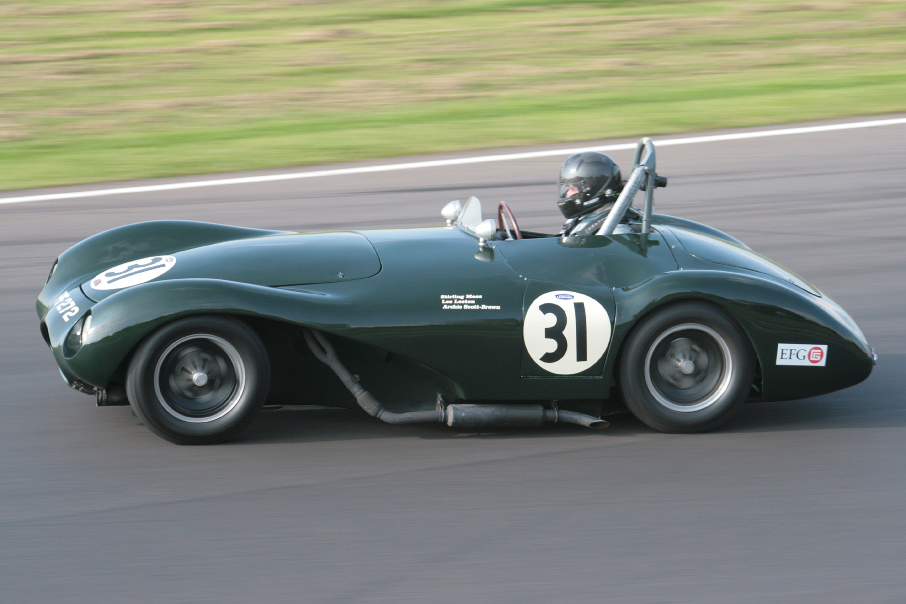 Paul Griffin presses on in the gorgeous Connaught ALSR Photo - John Turner