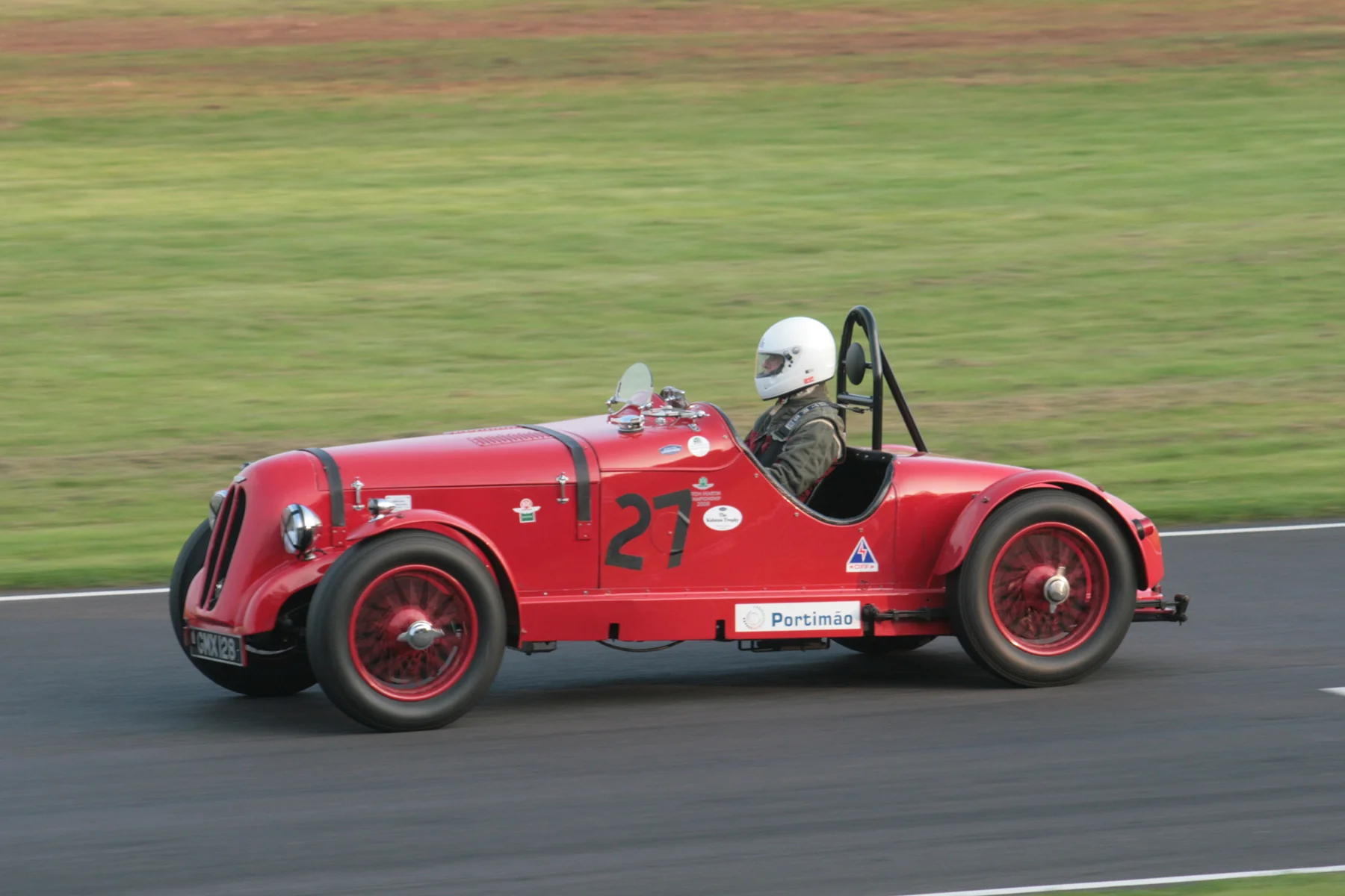 Peter Dubsky in his unusually bodied Aston Martin 15/98 Photo - John Turner