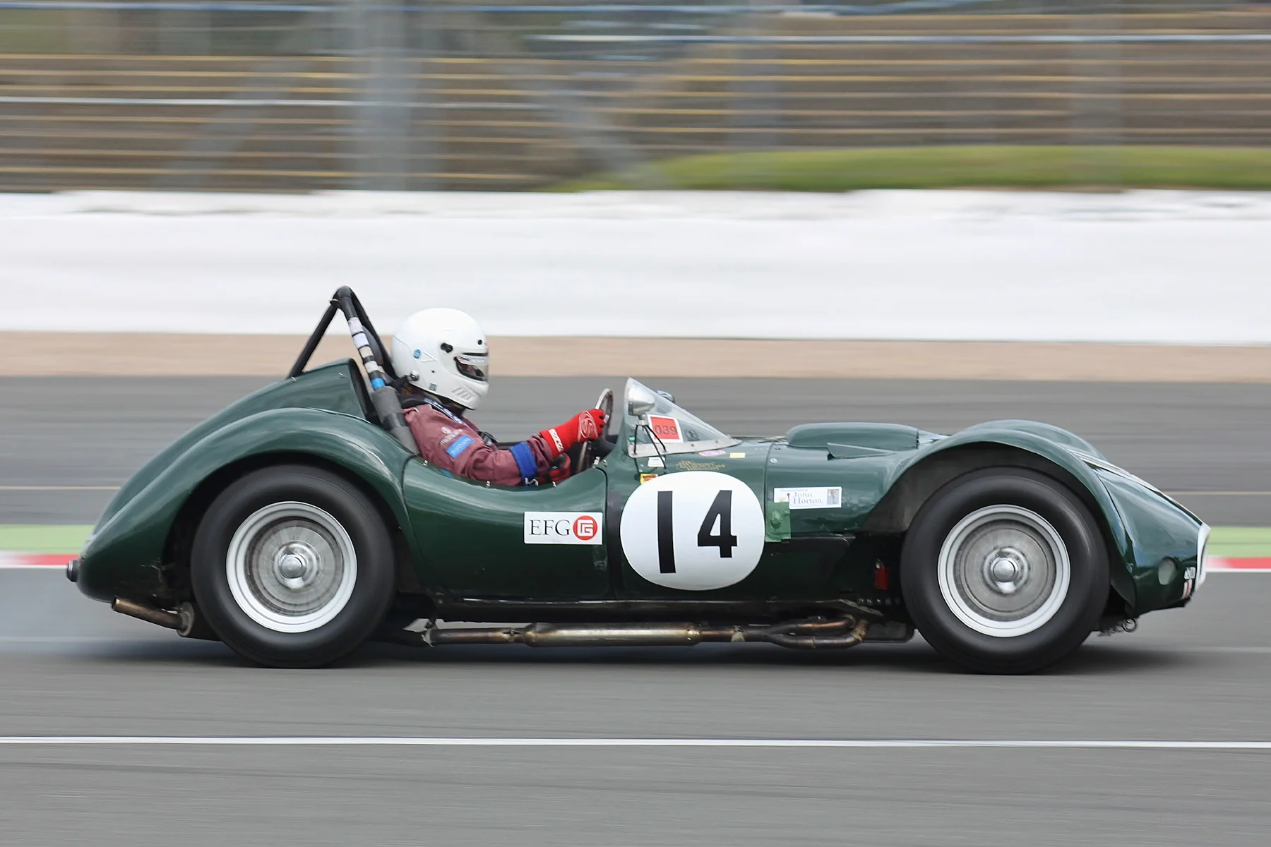Alex Quattlebaum, at speed in LECo 2. Alex had flown in from the States especially for the race Photo - Bob Bull, Tripos Media