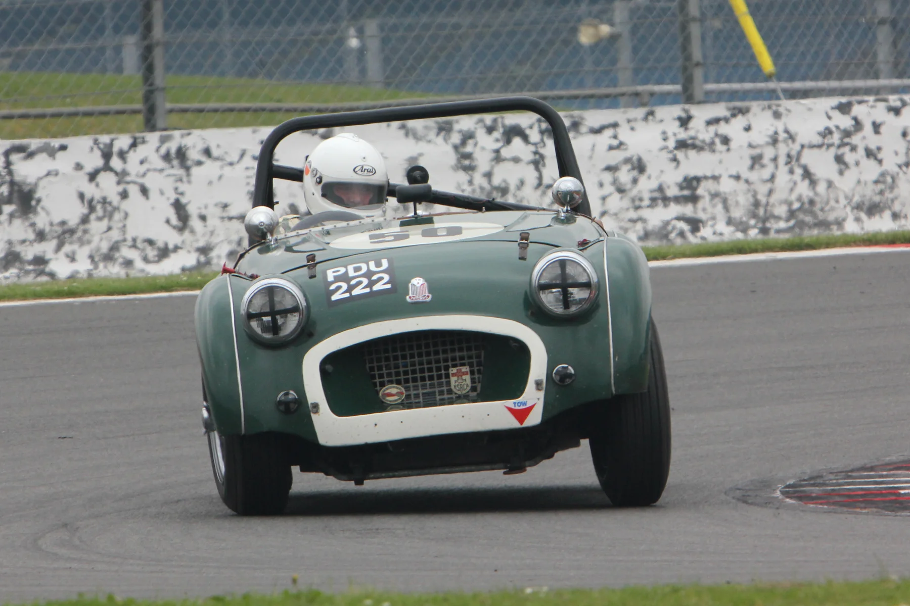 Mark Hoble in his TR2 Photo - Pat Arculus, Tripos Media