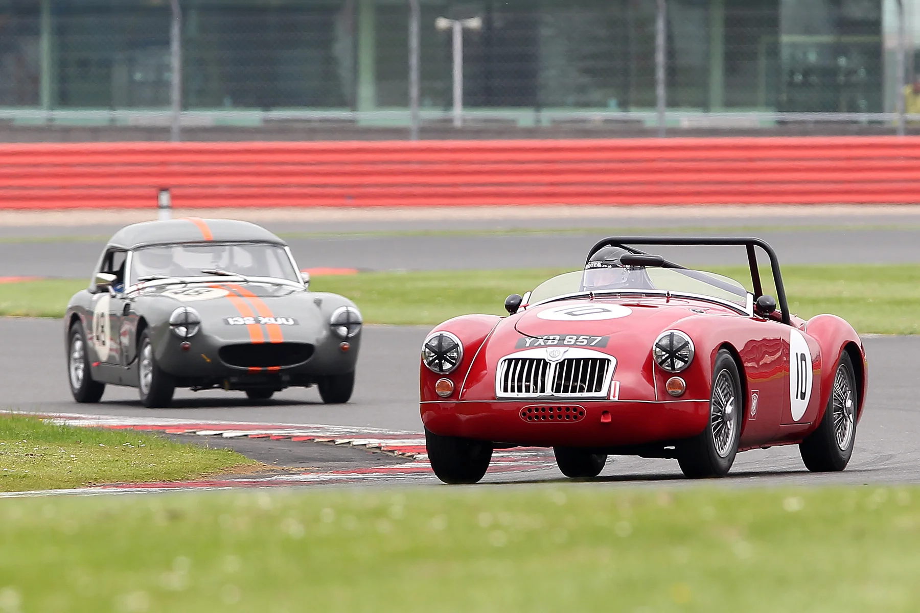 Terry Bryant's MGA roadster. Behind is Jim Mackie's Sprite mentioned in a previous caption Photo - Mick Walker