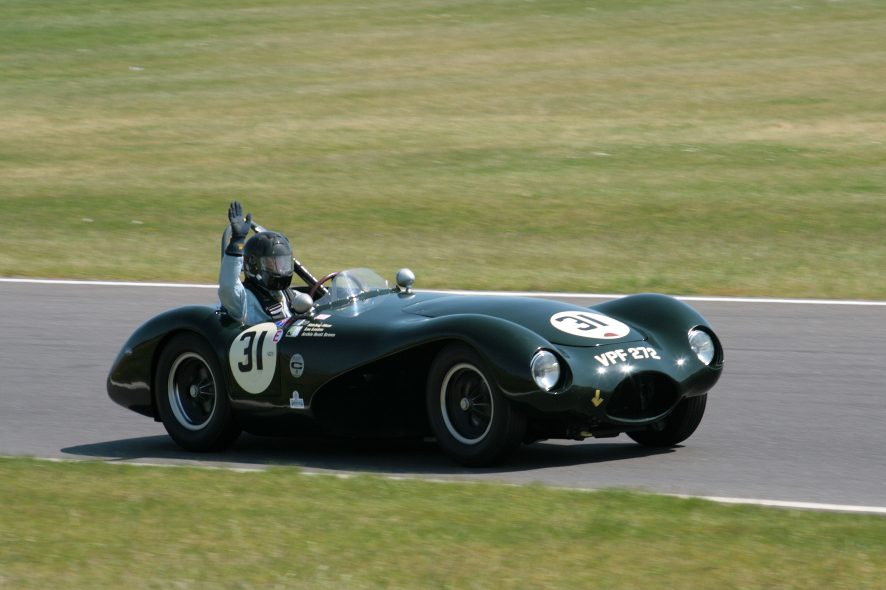 Paul Griffin heads to the pits Photo - John Turner